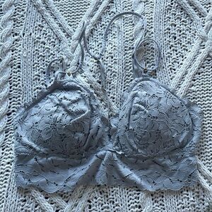 Aerie gray/blue bralette